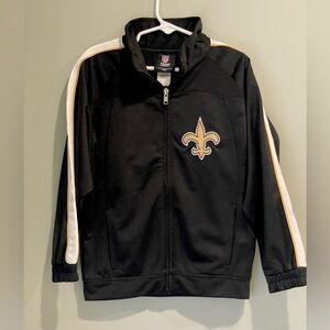 New Orleans‎ Saints Official NFL Youth Kid Med (5/6) Zip up Jacket
